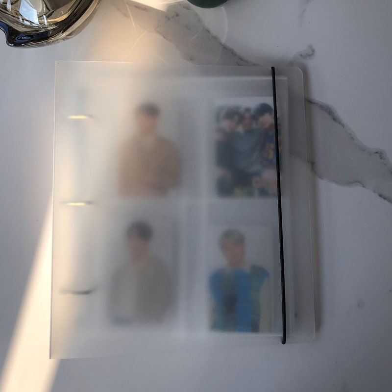 Kpop Photo Card Binder 3 Inch - ミニアルバムフォトカードバインダー、写真のスクラップブック、ブックの収集、kpopカード、a5、3インチ
