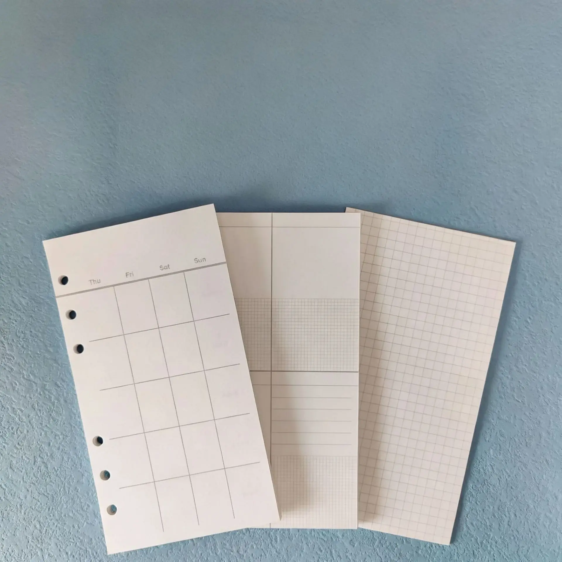 A5 Spiral Dotted Grid Notebook - A5 A6 A7 ブラッククラフトホワイトルーズリーフノートリフィルスパイラルバインダーインナーページラインドットグリッドインサイドペーパー文房具