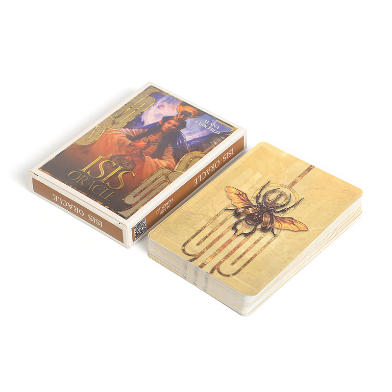 Tarot Deck With Guidebook - ISISオラクルカード タロットカードゲーム タロットデッキ ガイドブック付き ボードゲーム 大人向け