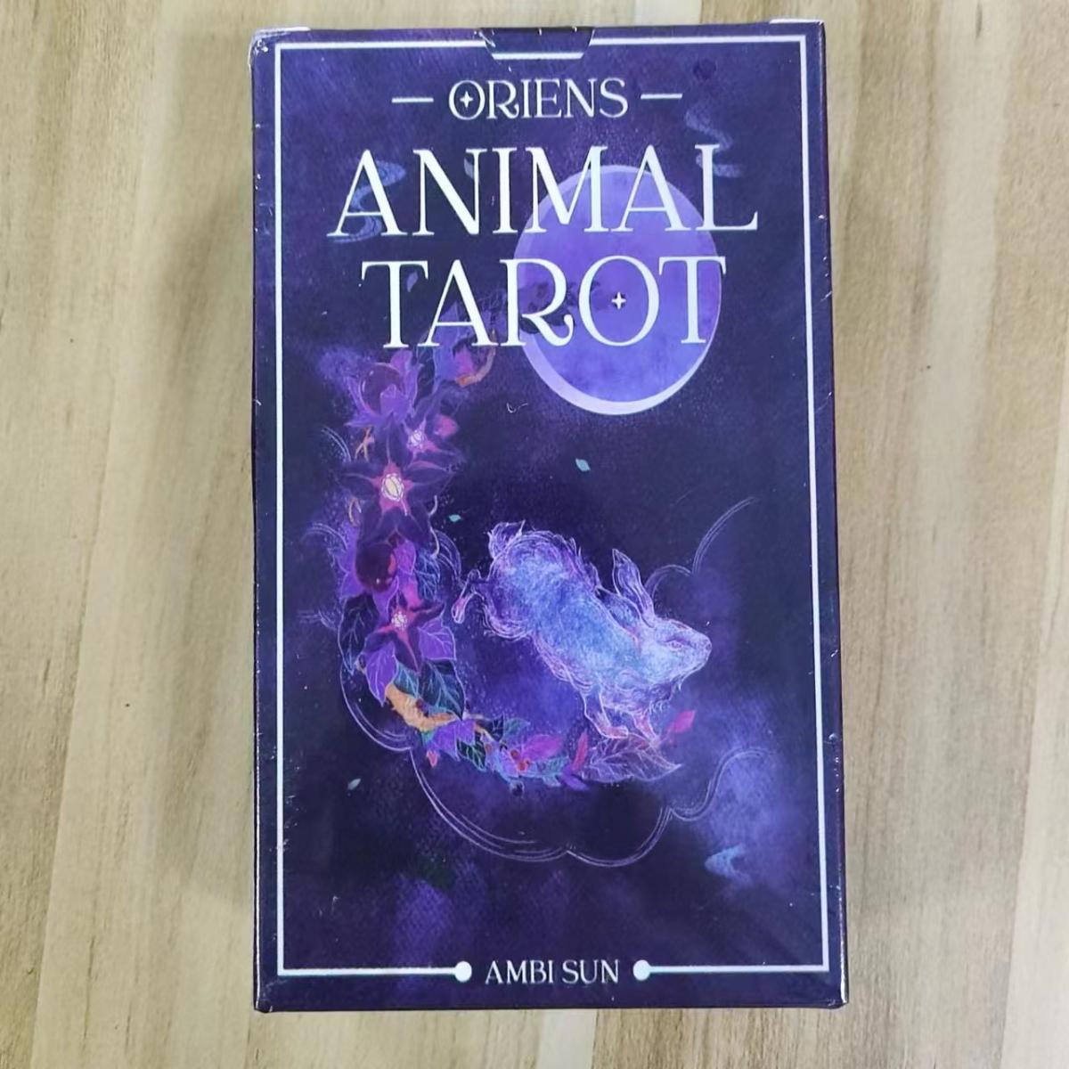 Tarot Deck With Guidebook - 12x7 Cm オリエンス アニマル タロット 78