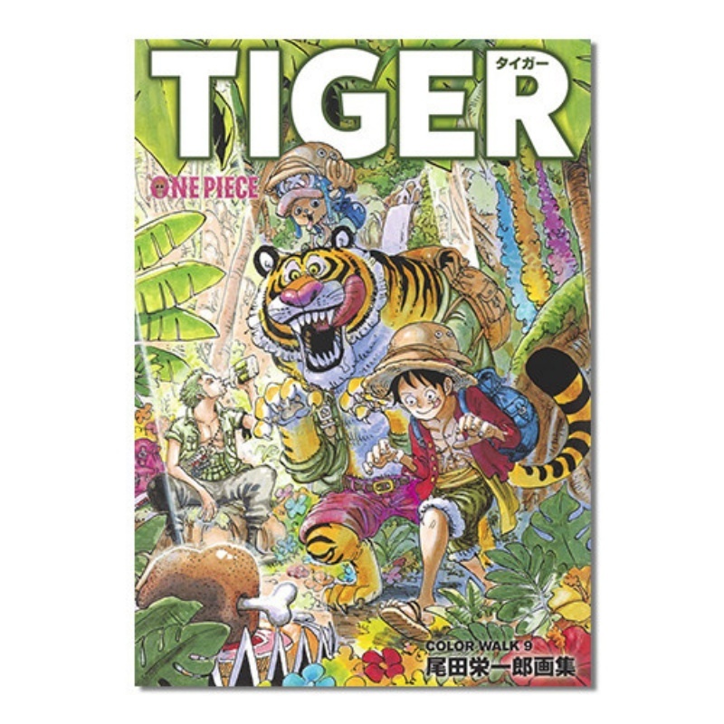 Stationery Books - ワンピース イラストブック カラーウォーク9 タイガー 公式アニメアートコレクション ハードカバー