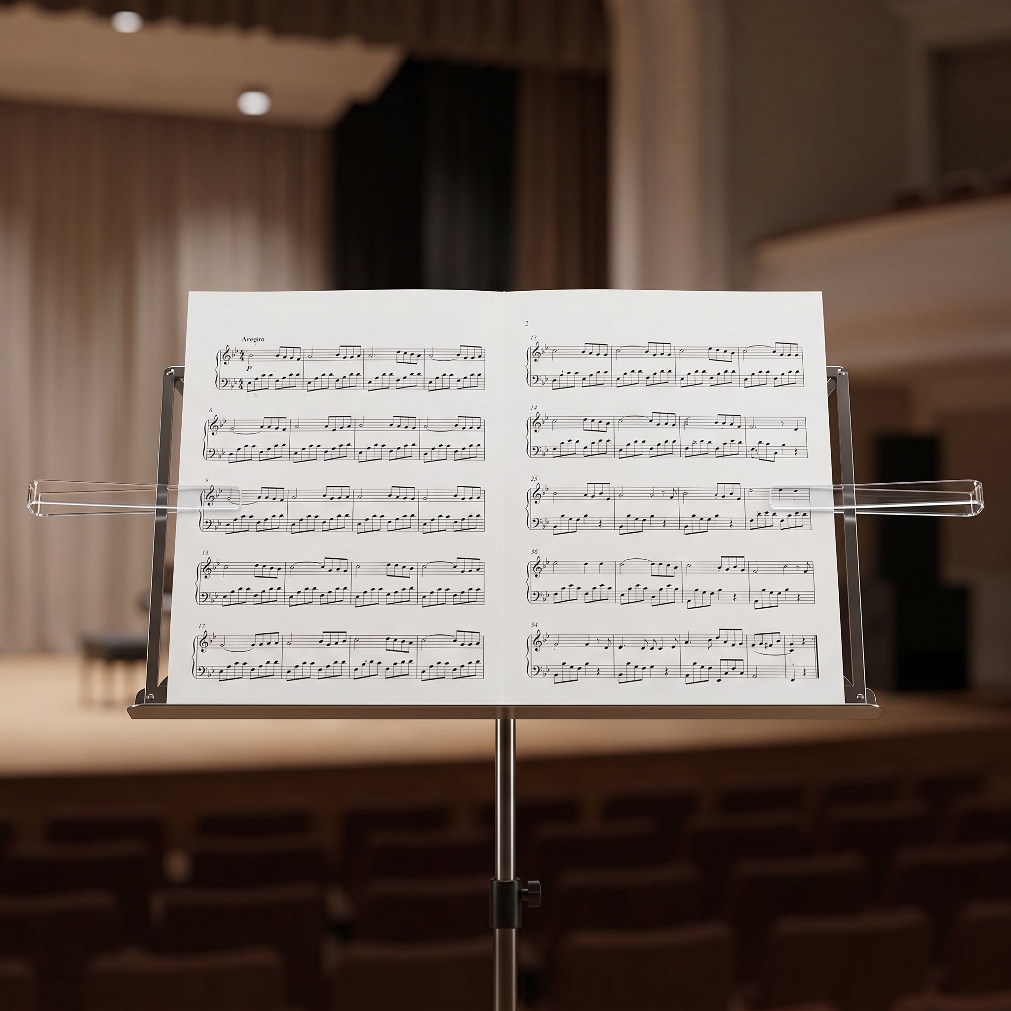 Clear Acrylic Book Stand Holder - 6組の音楽ブックページホルダークリップ、ドキュメントフォルダークリップ、透明アクリル製読書スタンドグリップ