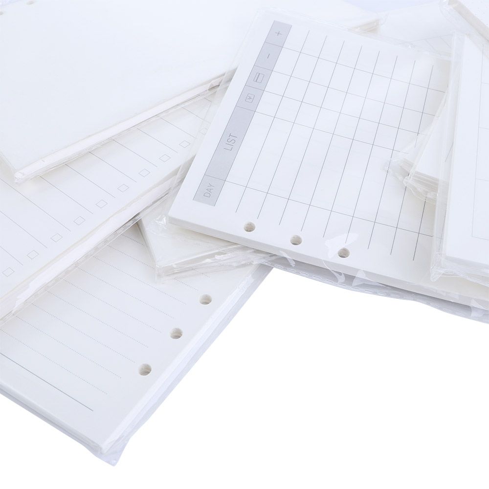 A5 Spiral Dotted Grid Notebook - グリッドデイリープランナー トゥードゥリスト スパイラルバインダー A5 A6 A7