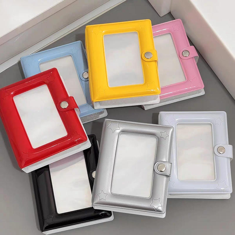 Kpop Photo Card Binder 3 Inch - フォトカードホルダーブック 3インチ ミニフォトカードバインダー 40ポケット Kpop スターチェイシングフォトコレクションアルバム