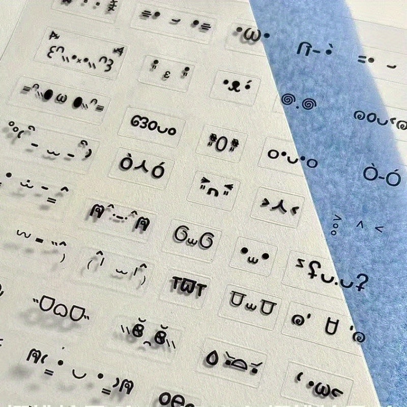 Blank Sheet Music Notebook - 10枚の透明スクラップブッキングステッカー-かわいい日本語/韓国語/英語のアルファベット、ハート、星、音符-スクラップブッキング用